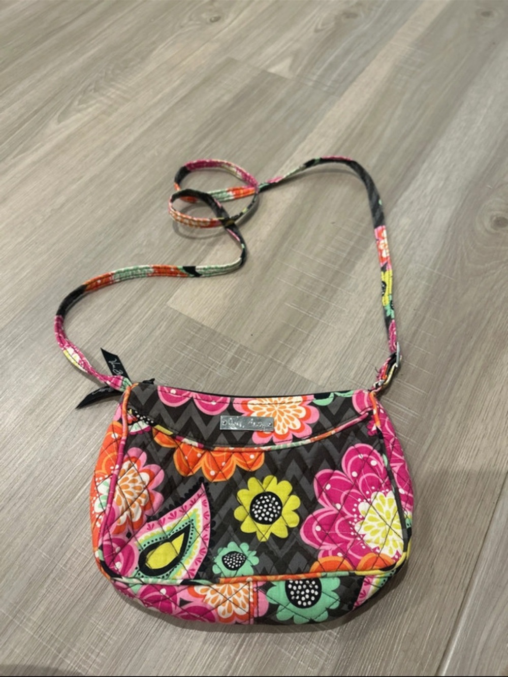 Vera Bradley Multicolor Floral Quilted Crossbody Bag